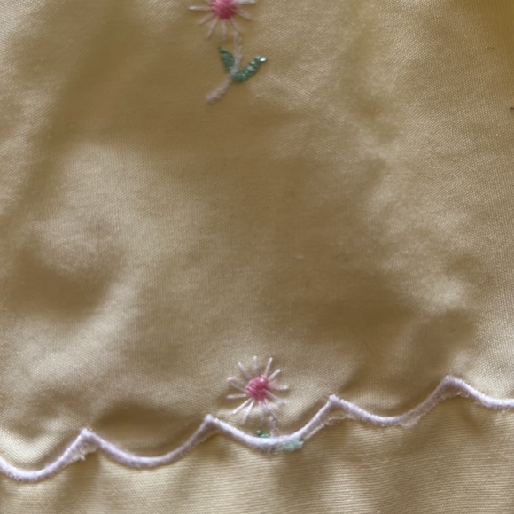 Tiny Tots yellow embroidered baby dress - Picture 3 of 3